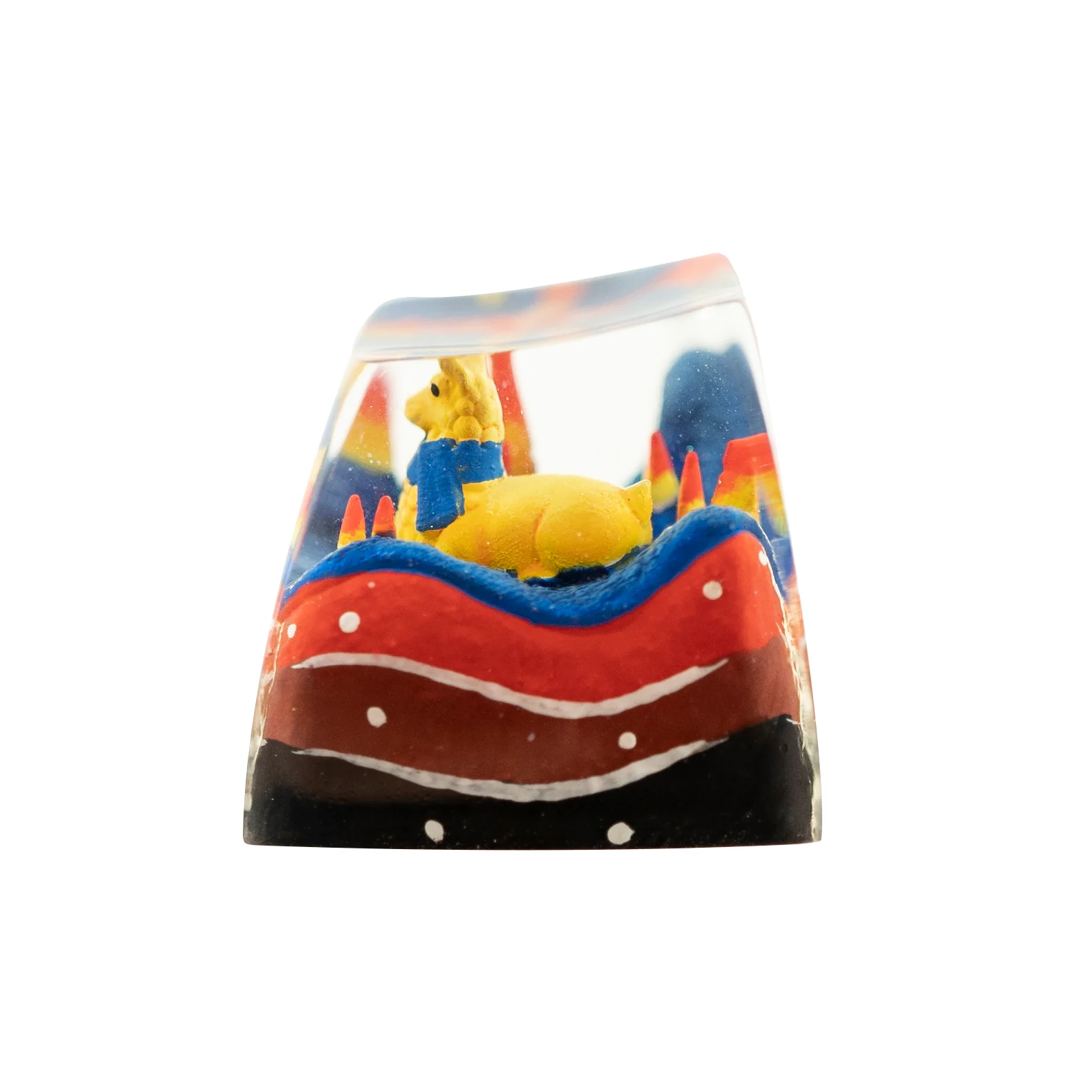 Dwarf Factory x MK Lava Llama Artisan Keycap SA Profile Resin Artisan Keycap - Image 6