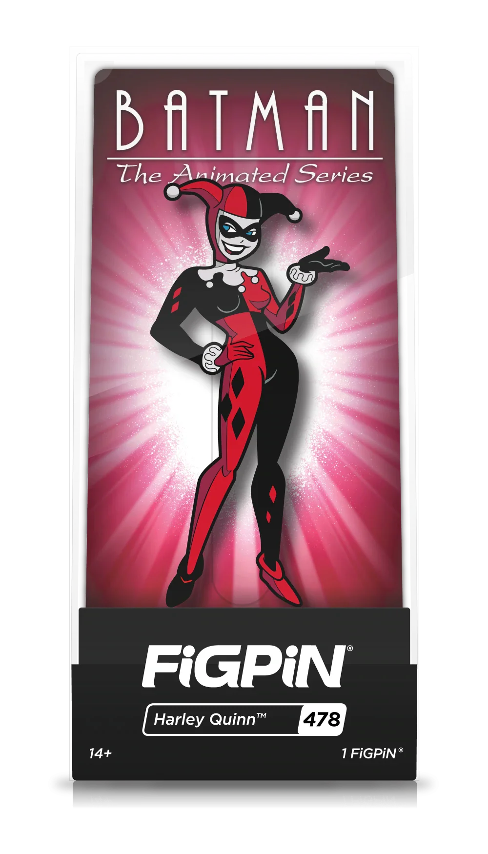 FiGPiN Harley Quinn (478) Collectable Enamel Pin - Image 2