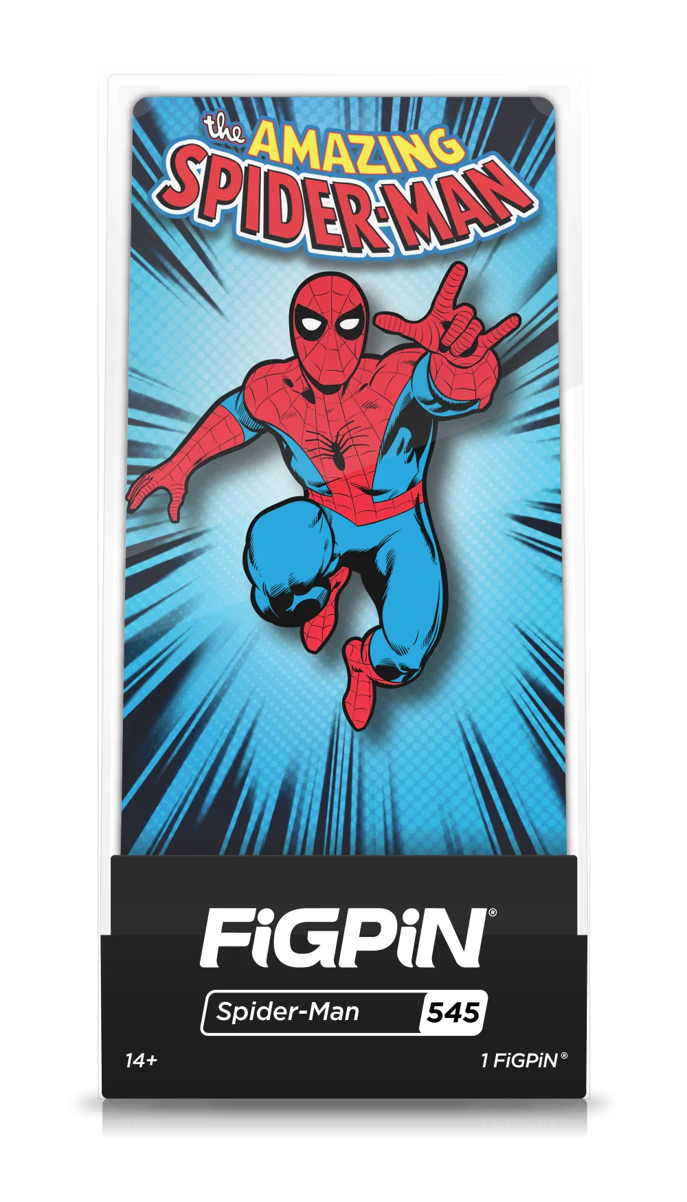FiGPiN Spider-Man (545) Collectable Enamel Pin - Image 2