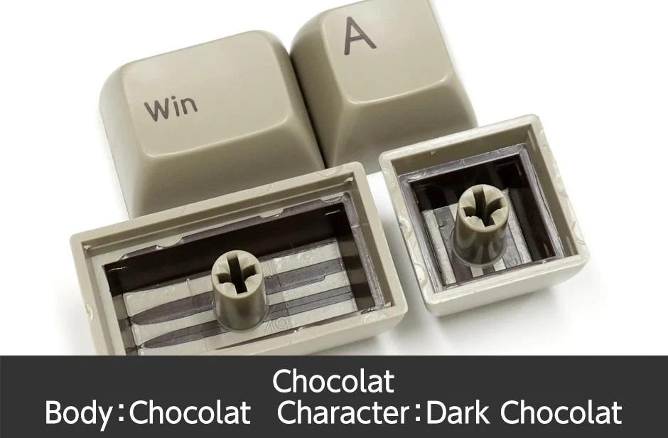 Filco Chocolate MINILA 72 Key SA Profile Double Shot ABS Keycap Set - Image 4