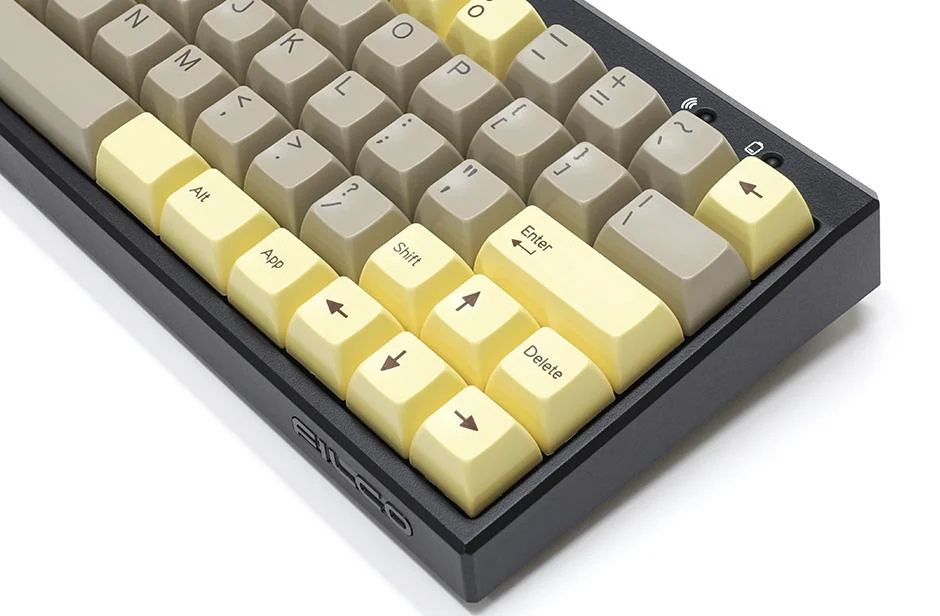 Filco Custard / Chocolate MINILA 72 Key SA Profile Double Shot ABS Keycap Set - Image 4