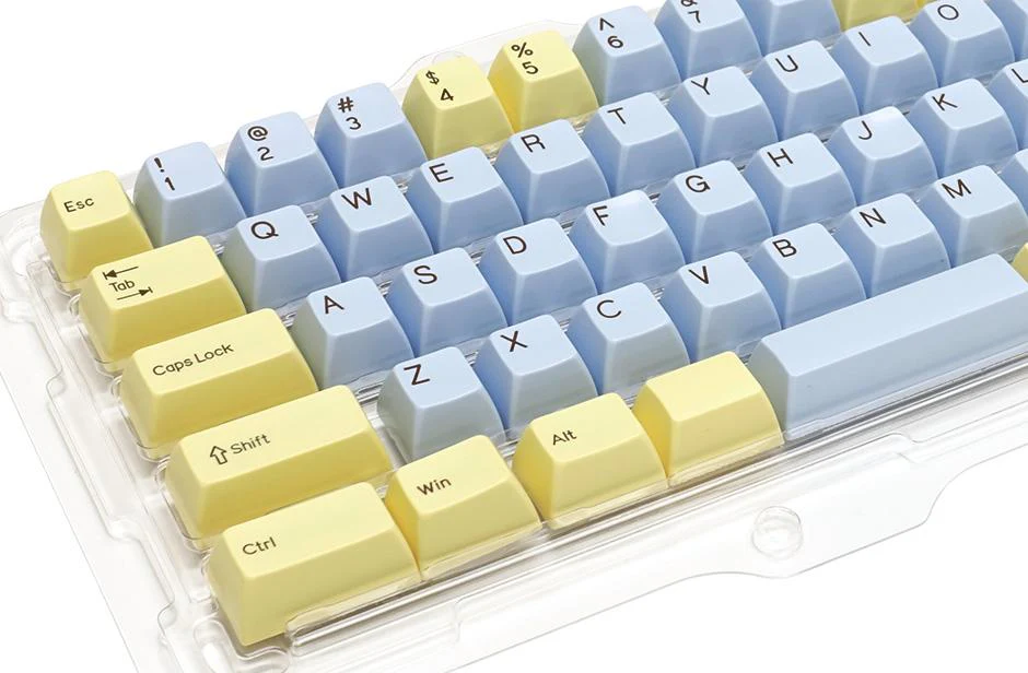 Filco Custard / Ice MINILA 72 Key SA Profile Double Shot ABS Keycap Set - Image 3