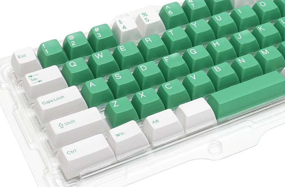 Filco Sugar / Mint MINILA 72 Key SA Profile Double Shot ABS Keycap Set - Image 3
