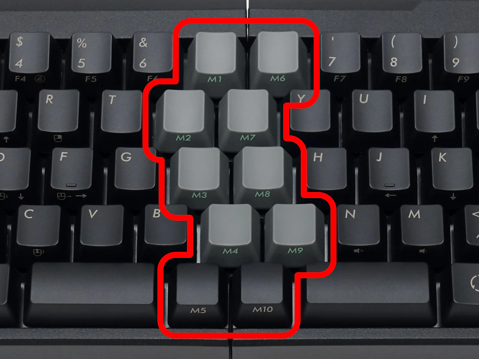 Filco Majestouch Xacro M10SP Black 65% Split Double Shot PBT Mechanical Keyboard - Image 8