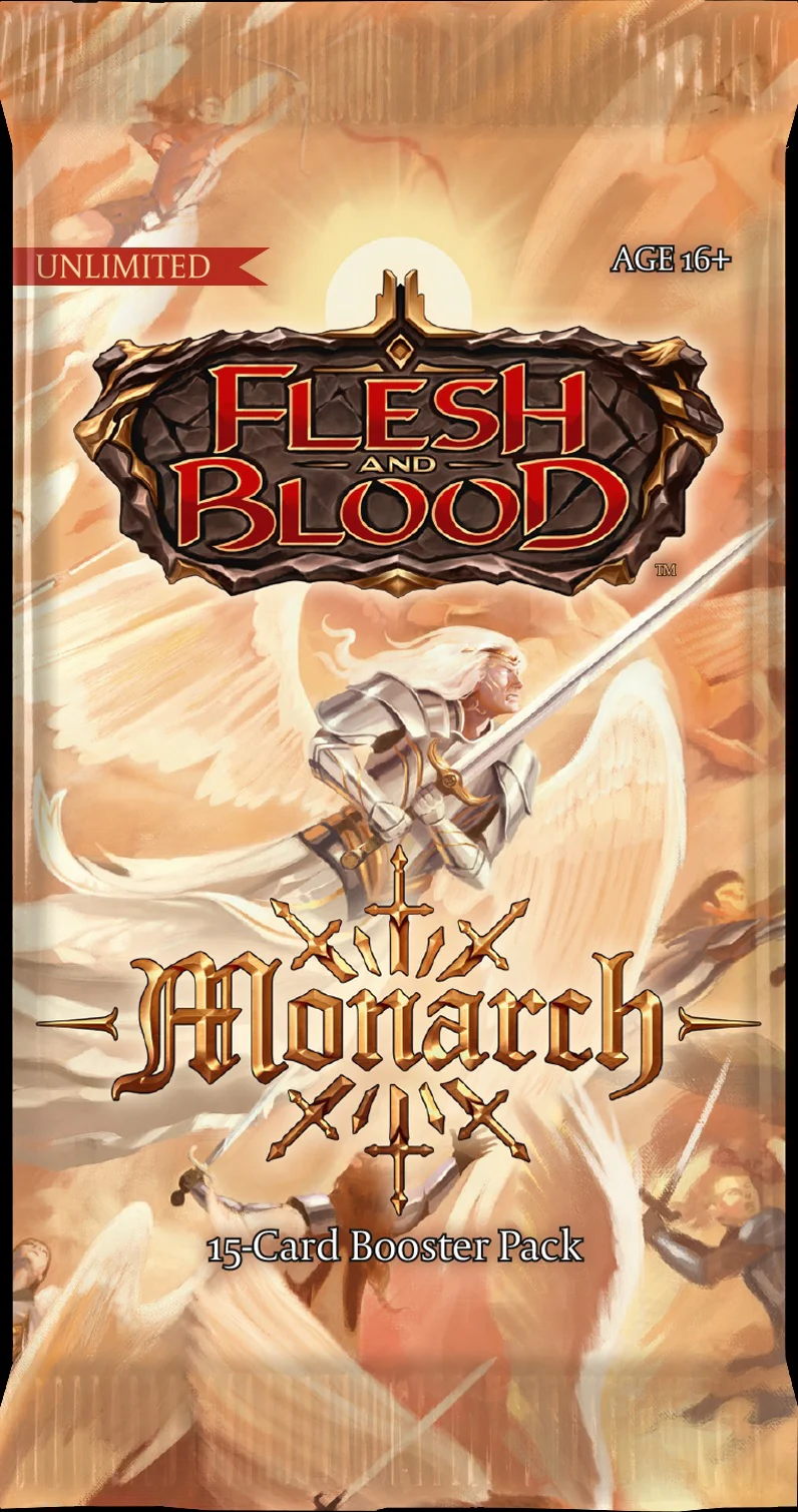 Flesh & Blood TCG Monarch Booster Pack (Unlimited Edition)