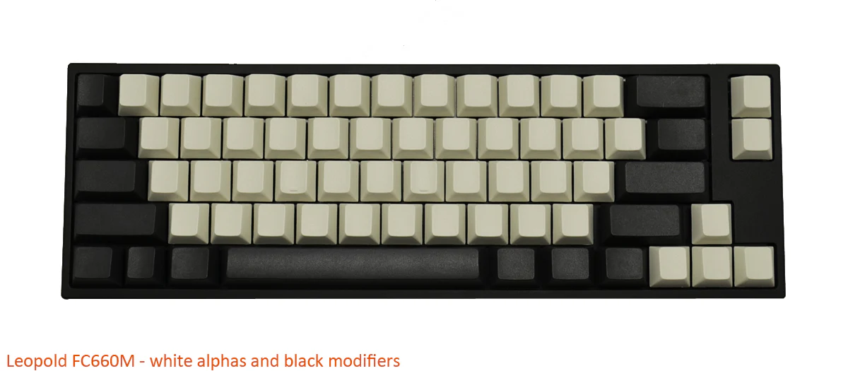 Gateron Dark Grey Blank 120 Key Gateron Profile PBT Keycap Set - Image 2