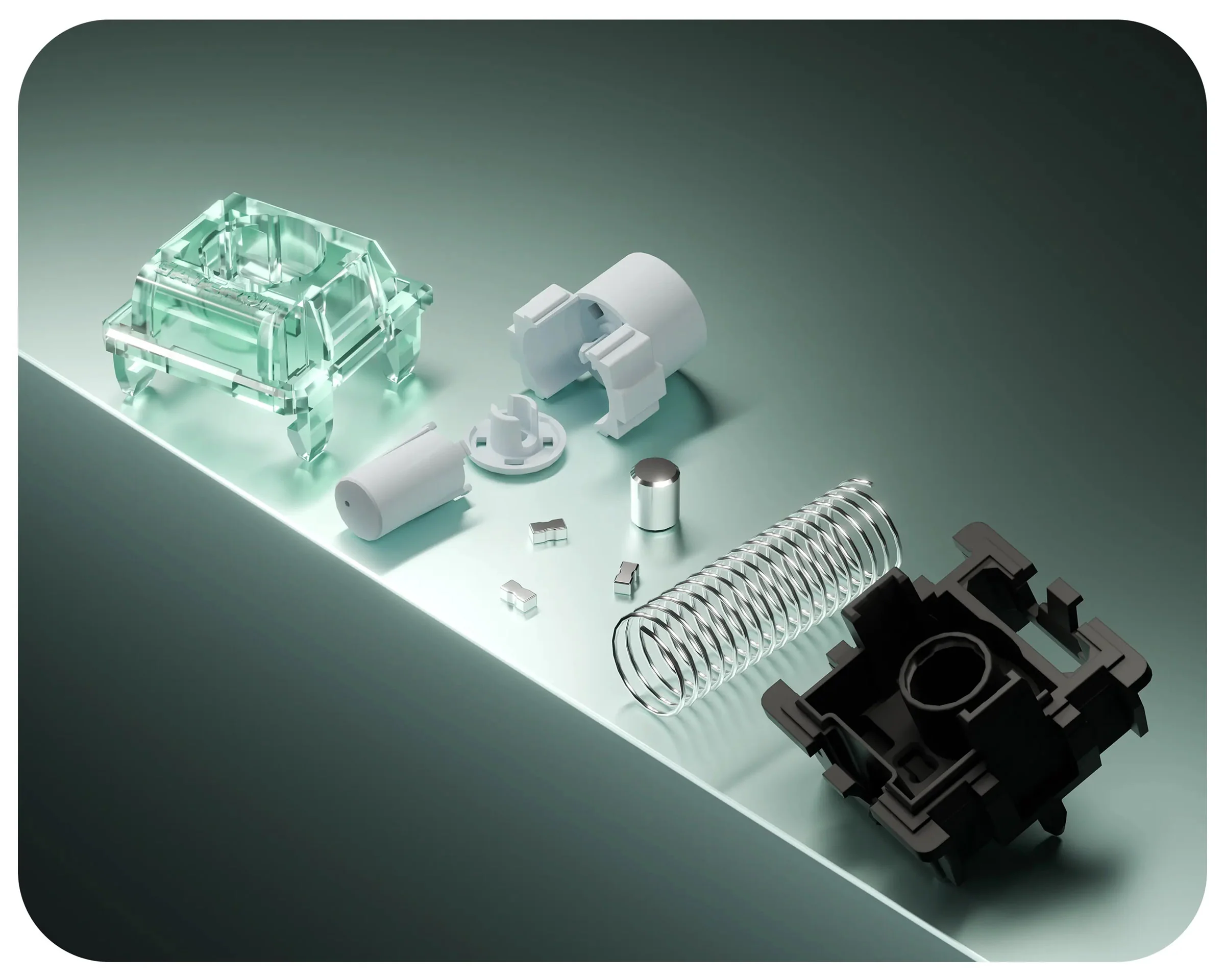Gateron Magnetic Jade Attraction Linear Plate Mount Switch - Image 9