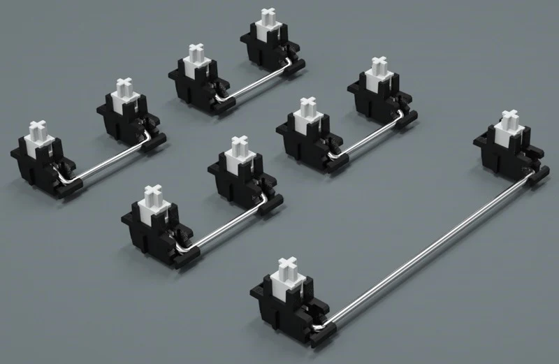 Gateron V2 Stabilizers Plate Mount Clip-in TKL Kit - Image 9