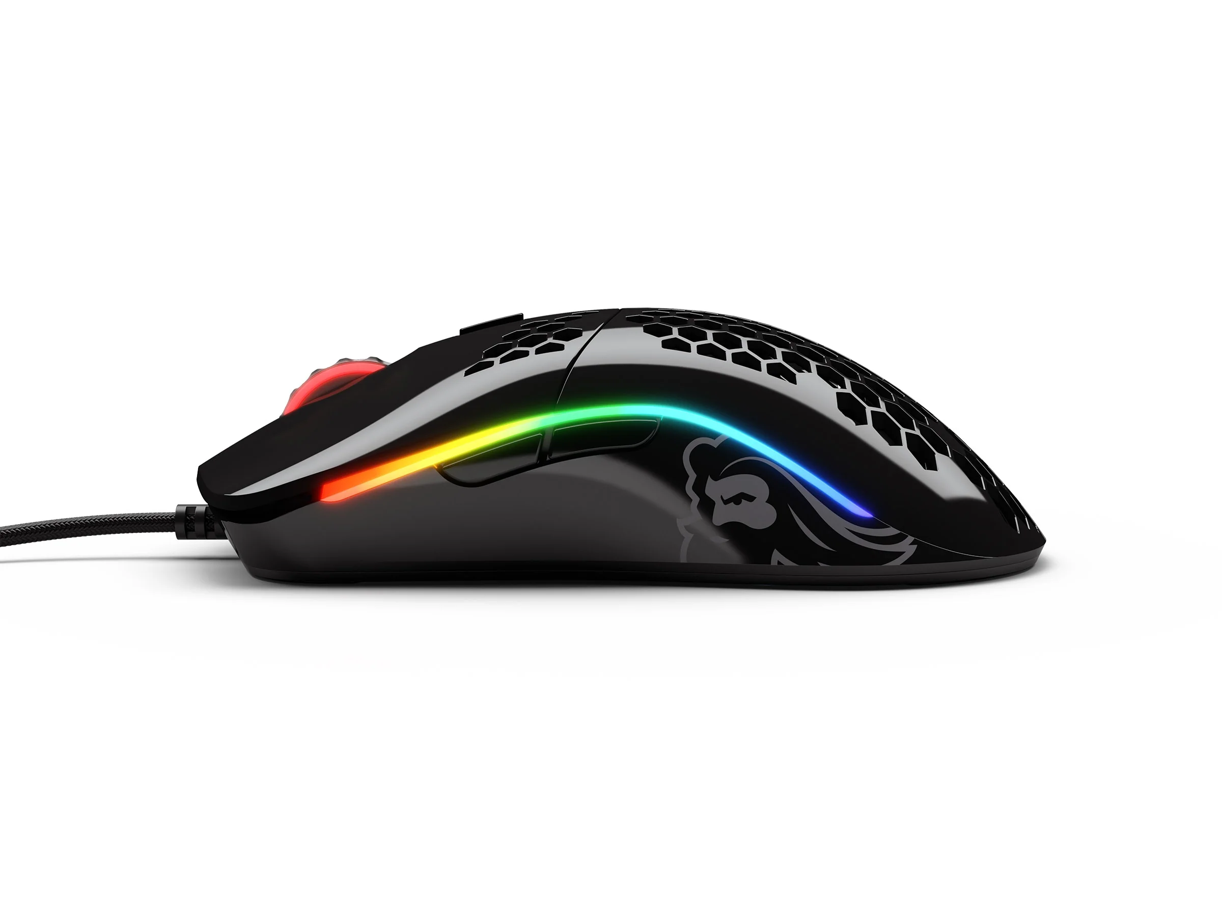 Glorious PC Model O Glossy Black RGB Wired Mouse - Image 4