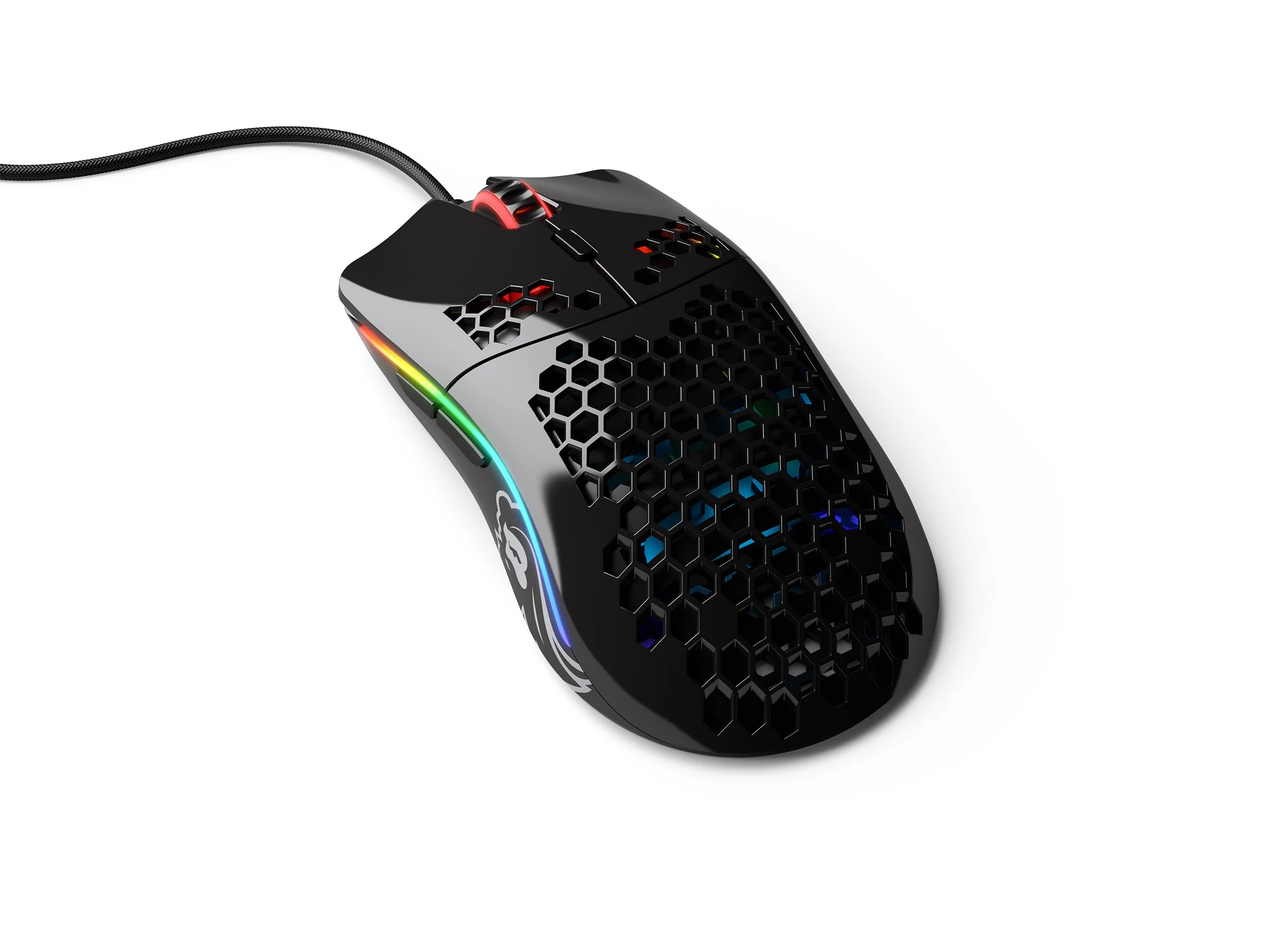 Glorious PC Model O Glossy Black RGB Wired Mouse - Image 7