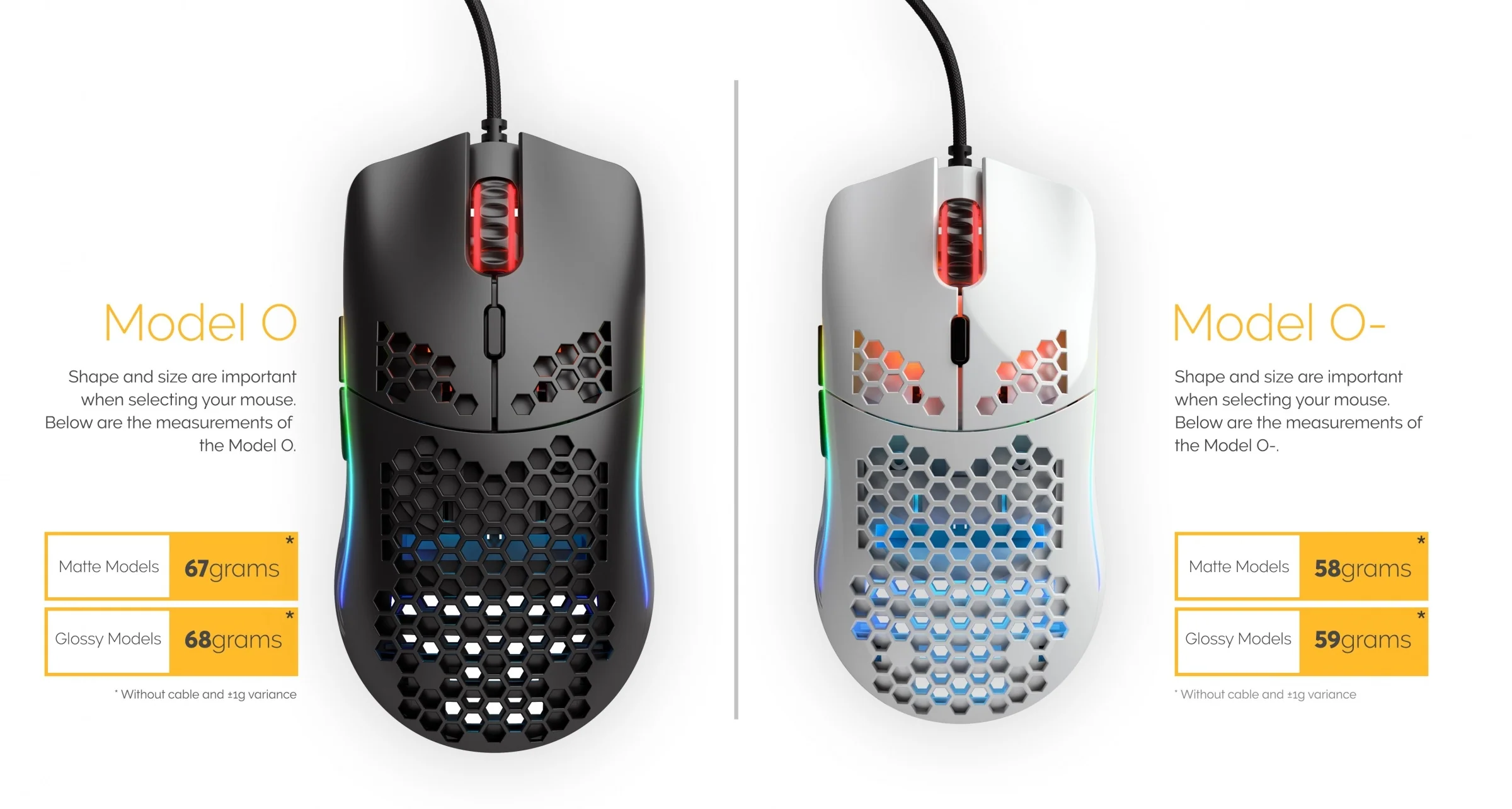 Glorious PC Model O Glossy White RGB Wired Mouse - Image 8