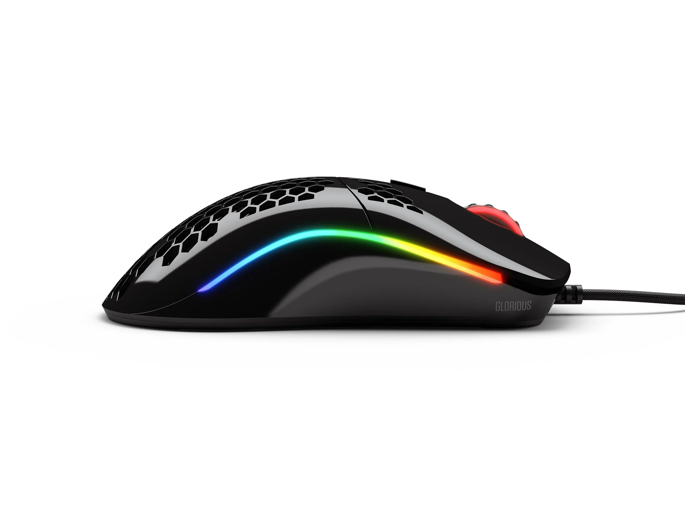 Glorious PC Model O Minus Glossy Black RGB Wired Mouse - Image 5