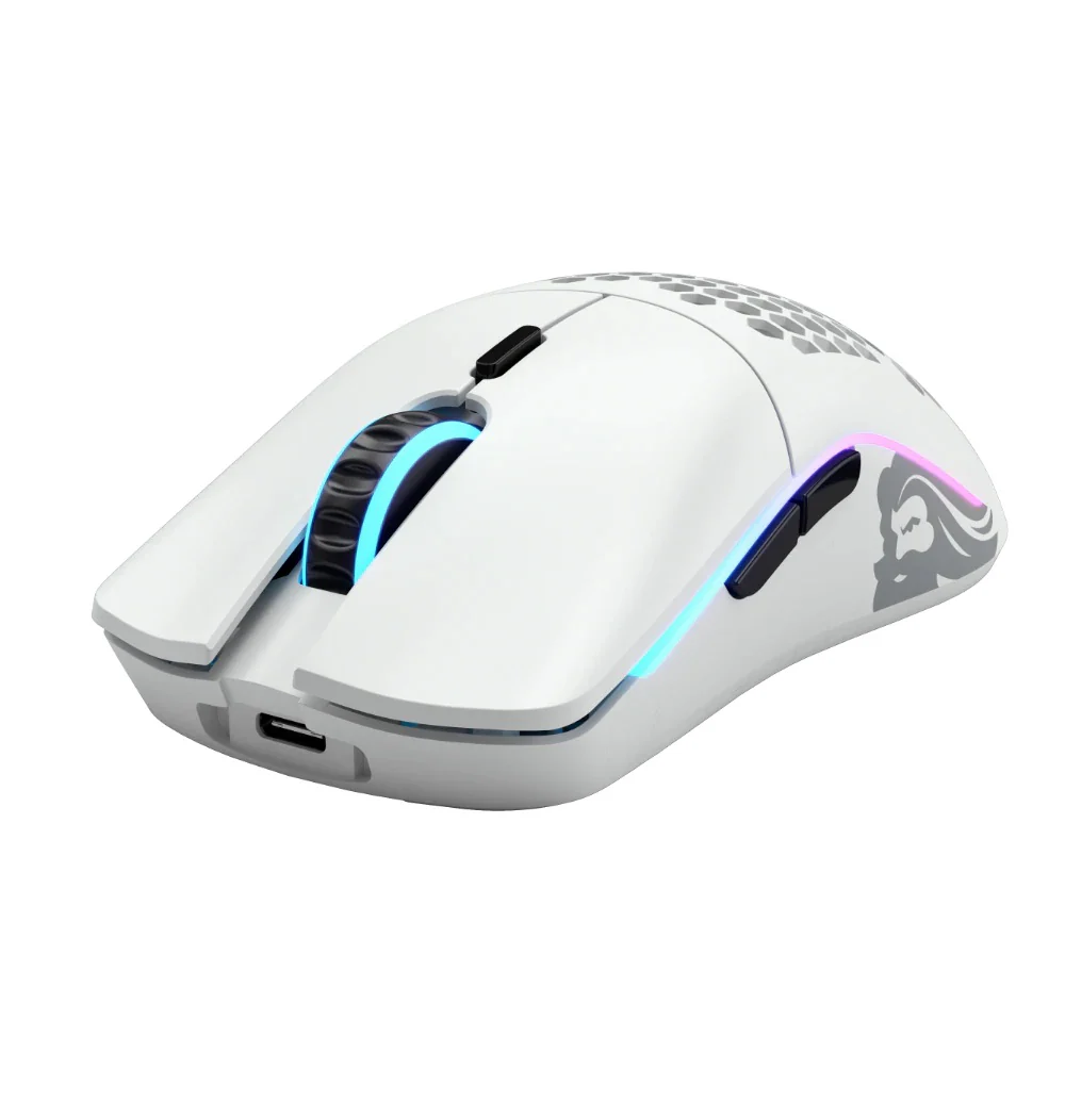 Glorious PC Model O Minus Matte White RGB Wireless Mouse - Image 2
