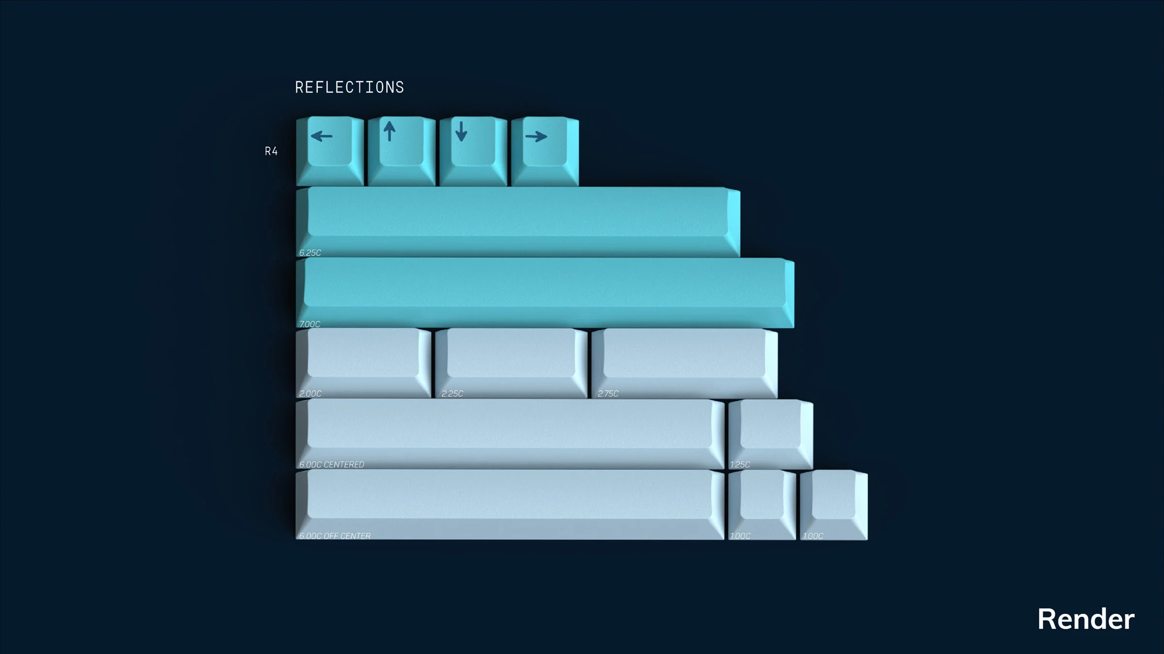 GMK Nightlight Cherry Profile Double Shot ABS Keycap Set - Image 4