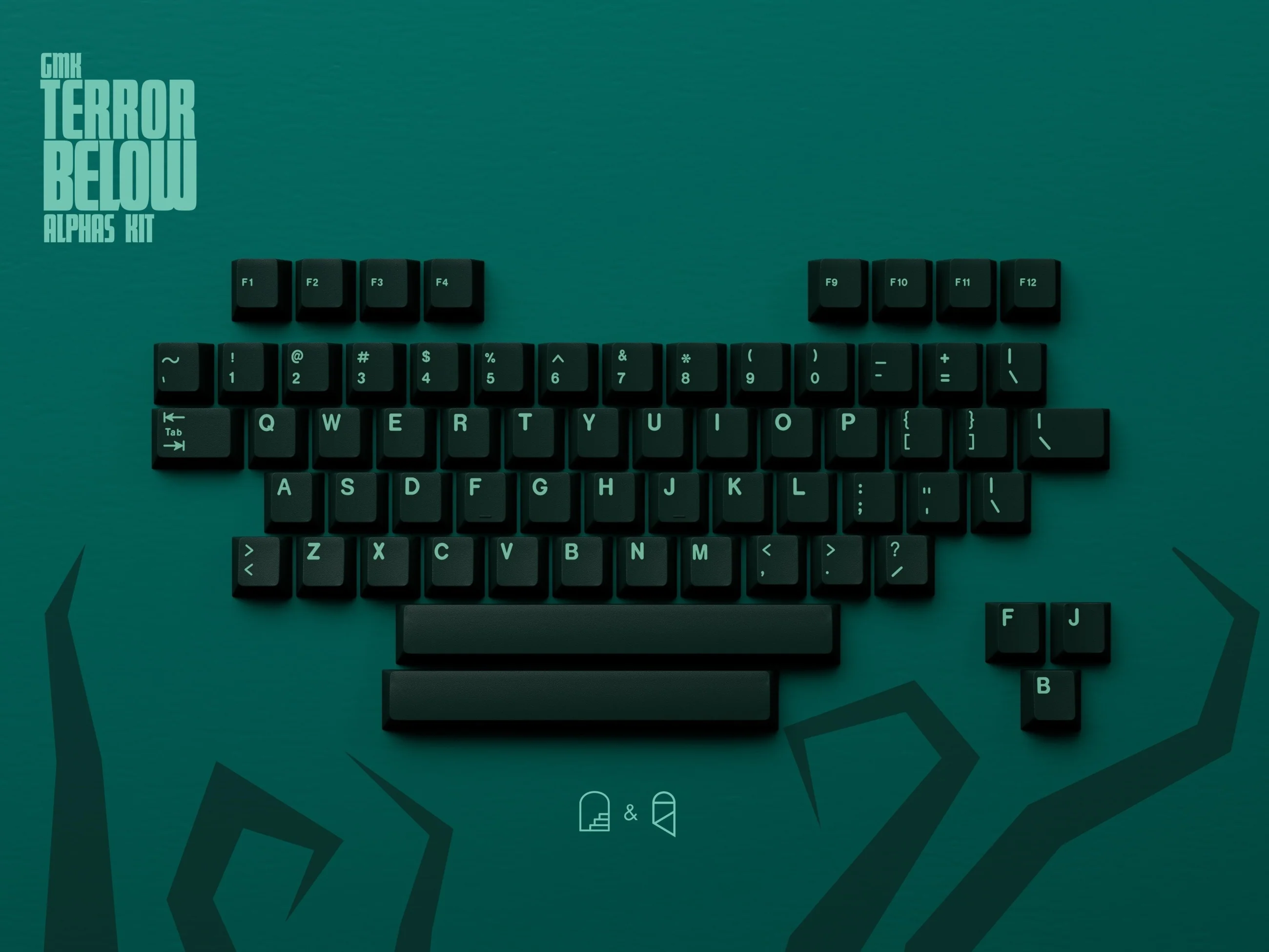 GMK Terror Below Cherry Profile Double Shot ABS Keycap Set - Image 3