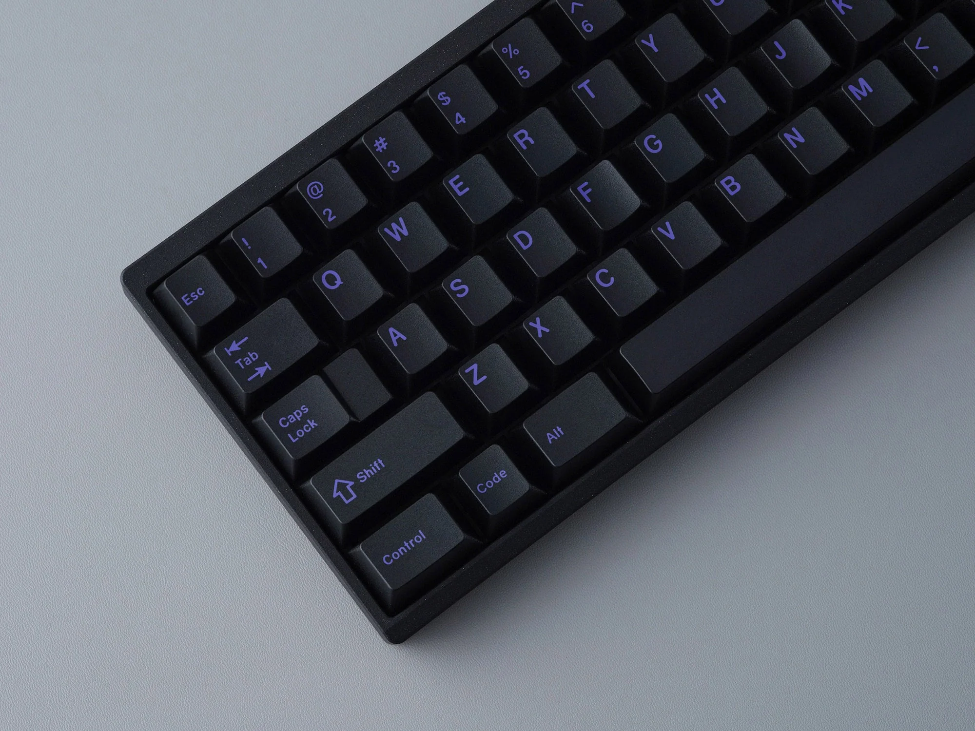 GMK x Glarses Purple on Black (POB) CYL Profile Double Shot ABS Keycap Set - Image 2