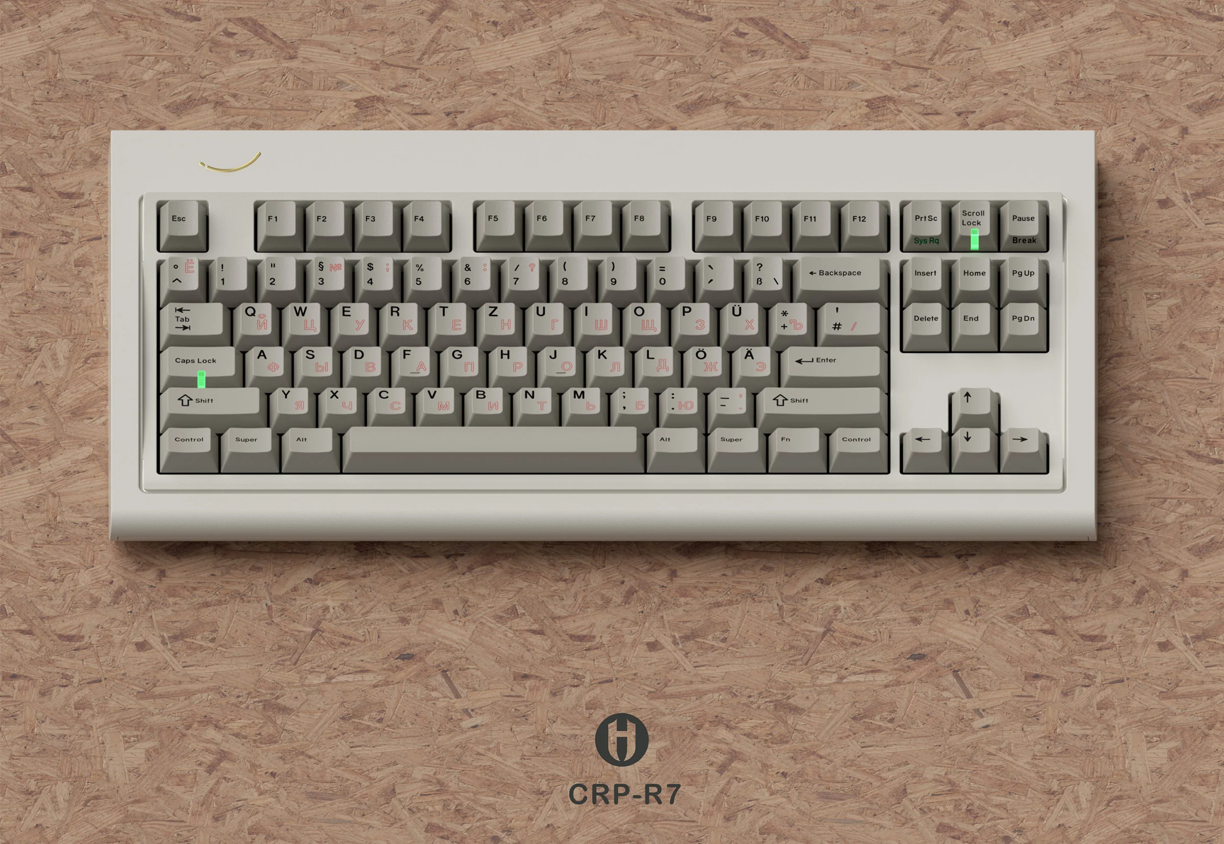 HammerWorks CRP R7 Beige Cherry Profile Dye Sub PBT Keycap Set - Image 3
