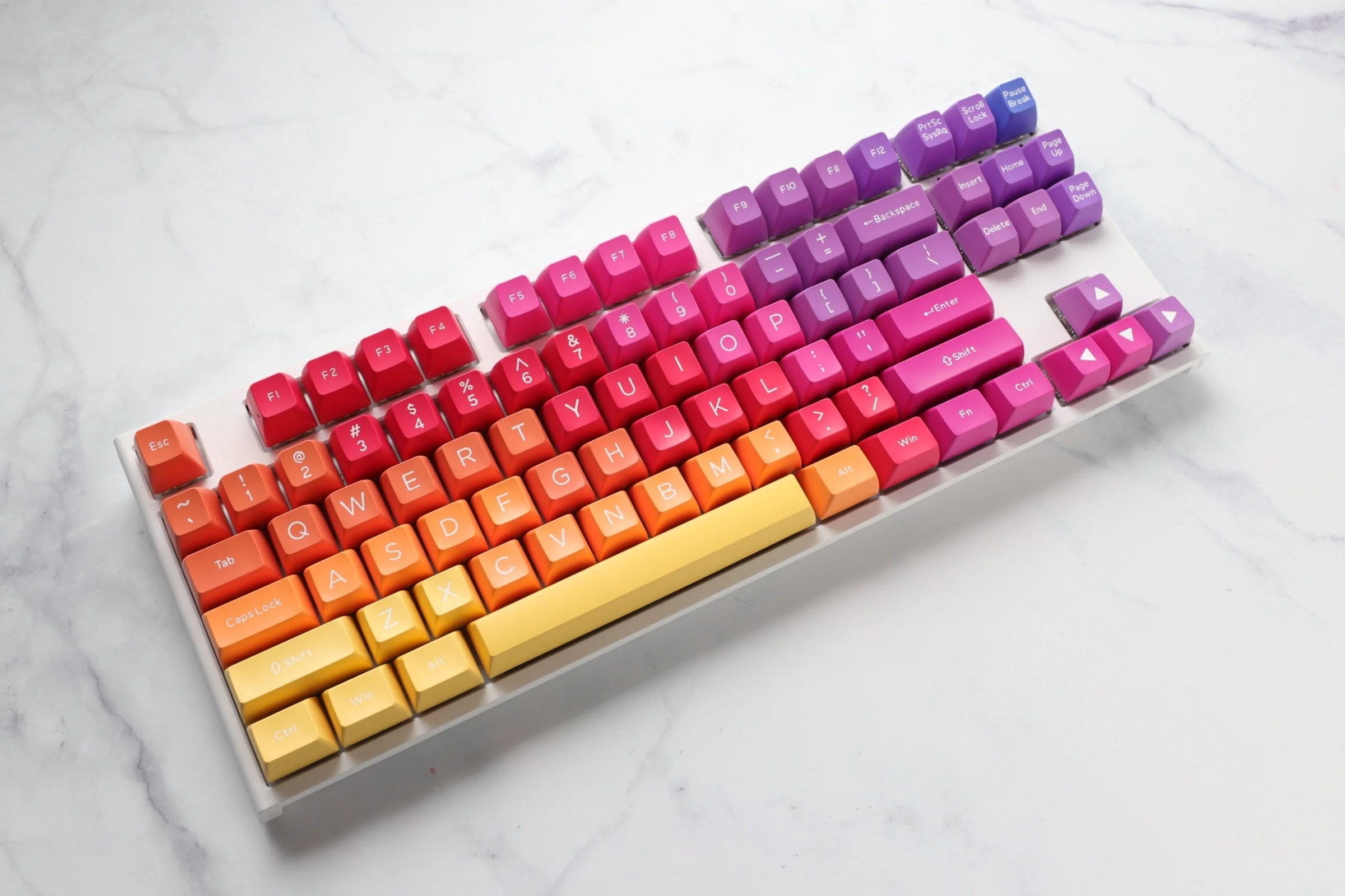Hardcap x Ducky Afterglow 108 Key SA Profile Double Shot ABS Keycap Set - Image 10