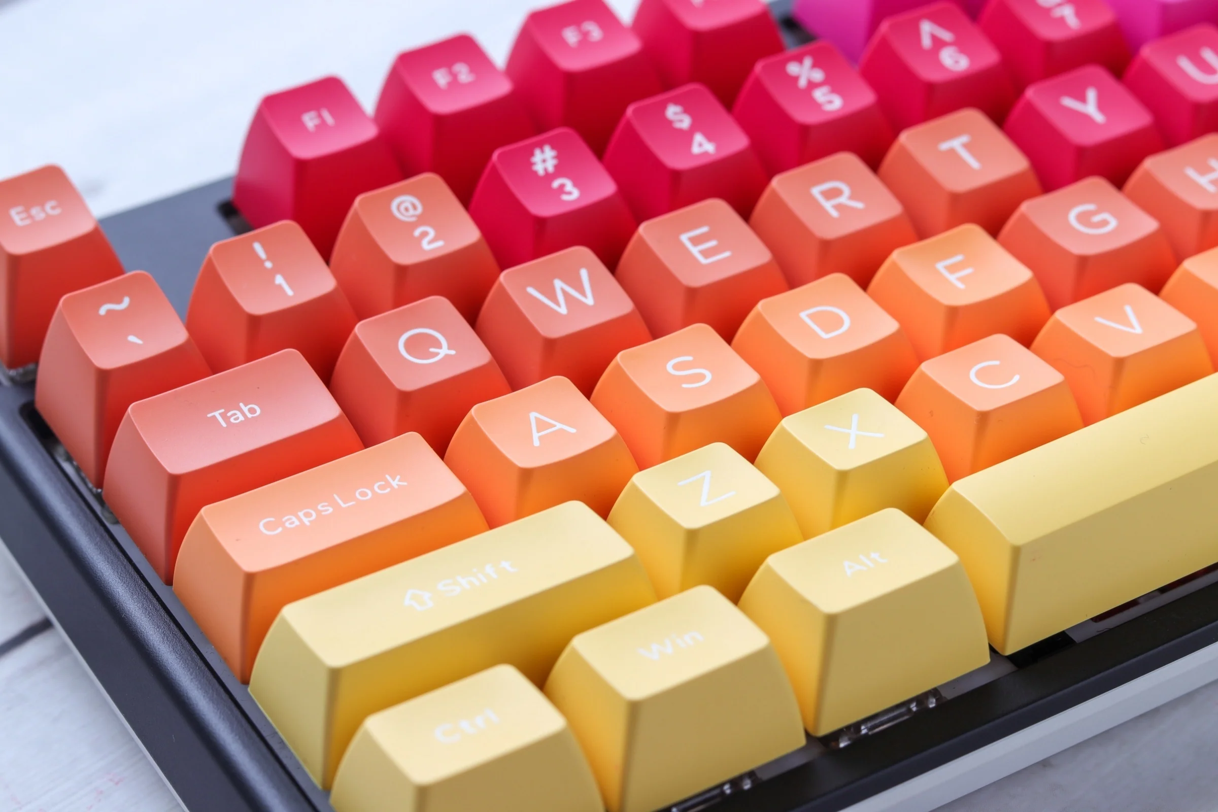 Hardcap x Ducky Afterglow 108 Key SA Profile Double Shot ABS Keycap Set - Image 3