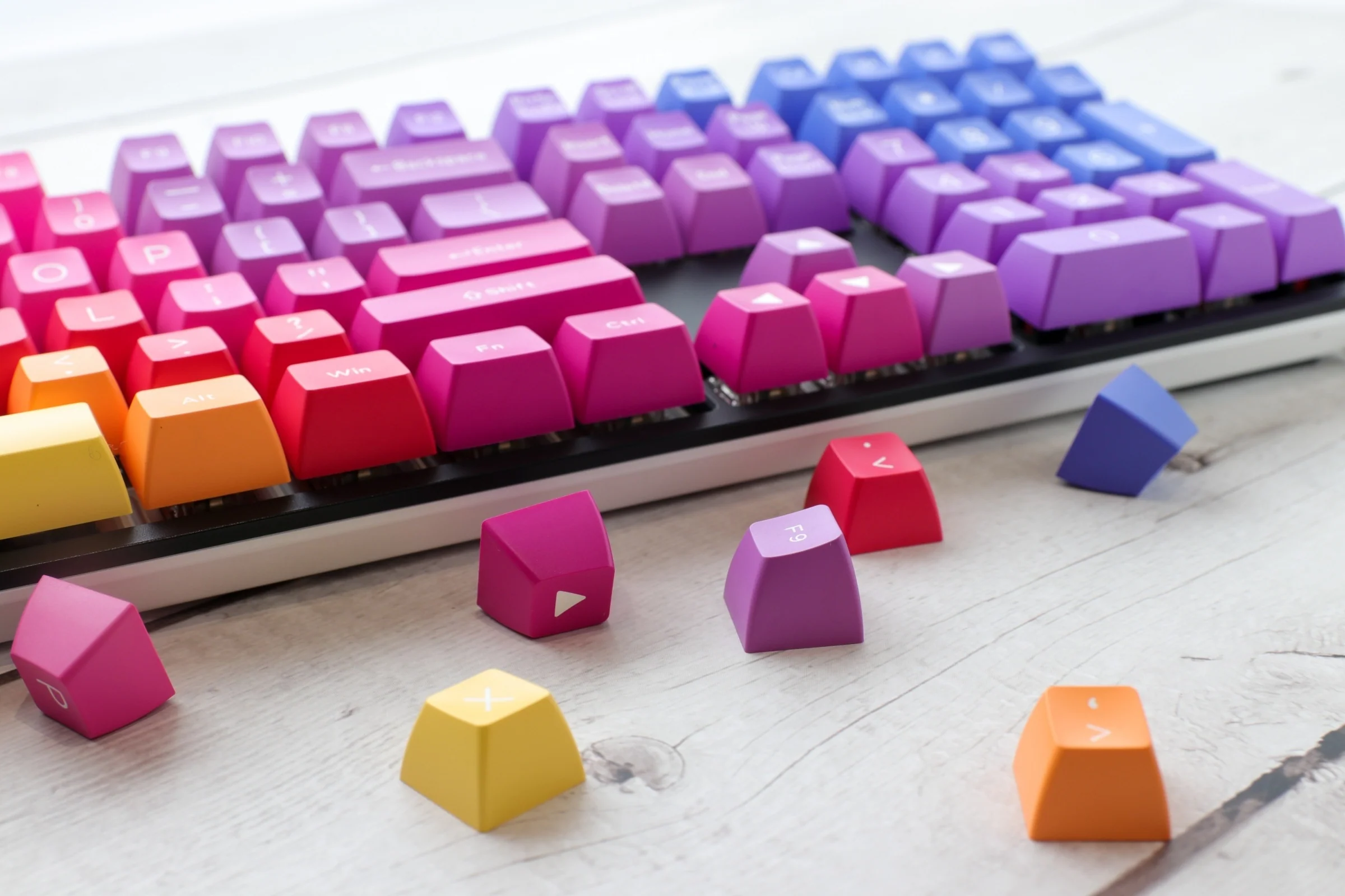 Hardcap x Ducky Afterglow 108 Key SA Profile Double Shot ABS Keycap Set - Image 6