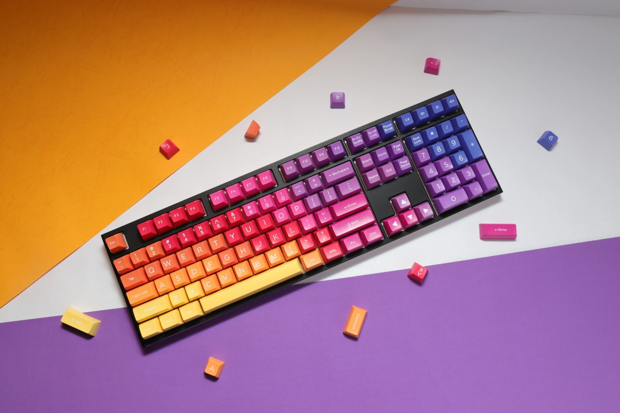Hardcap x Ducky Afterglow 108 Key SA Profile Double Shot ABS Keycap Set - Image 7