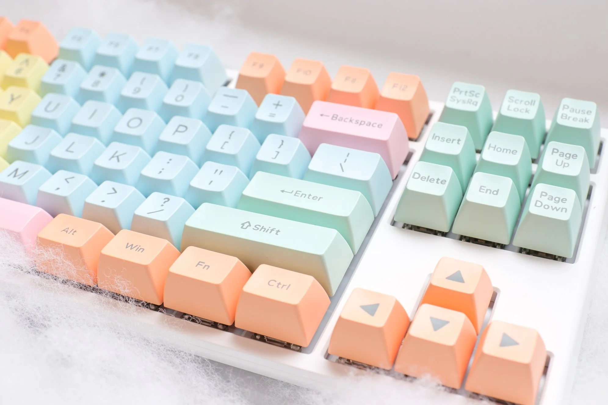 Hardcap x Ducky Cotton Candy 108 Key SA Profile Double Shot ABS Keycap Set - Image 2