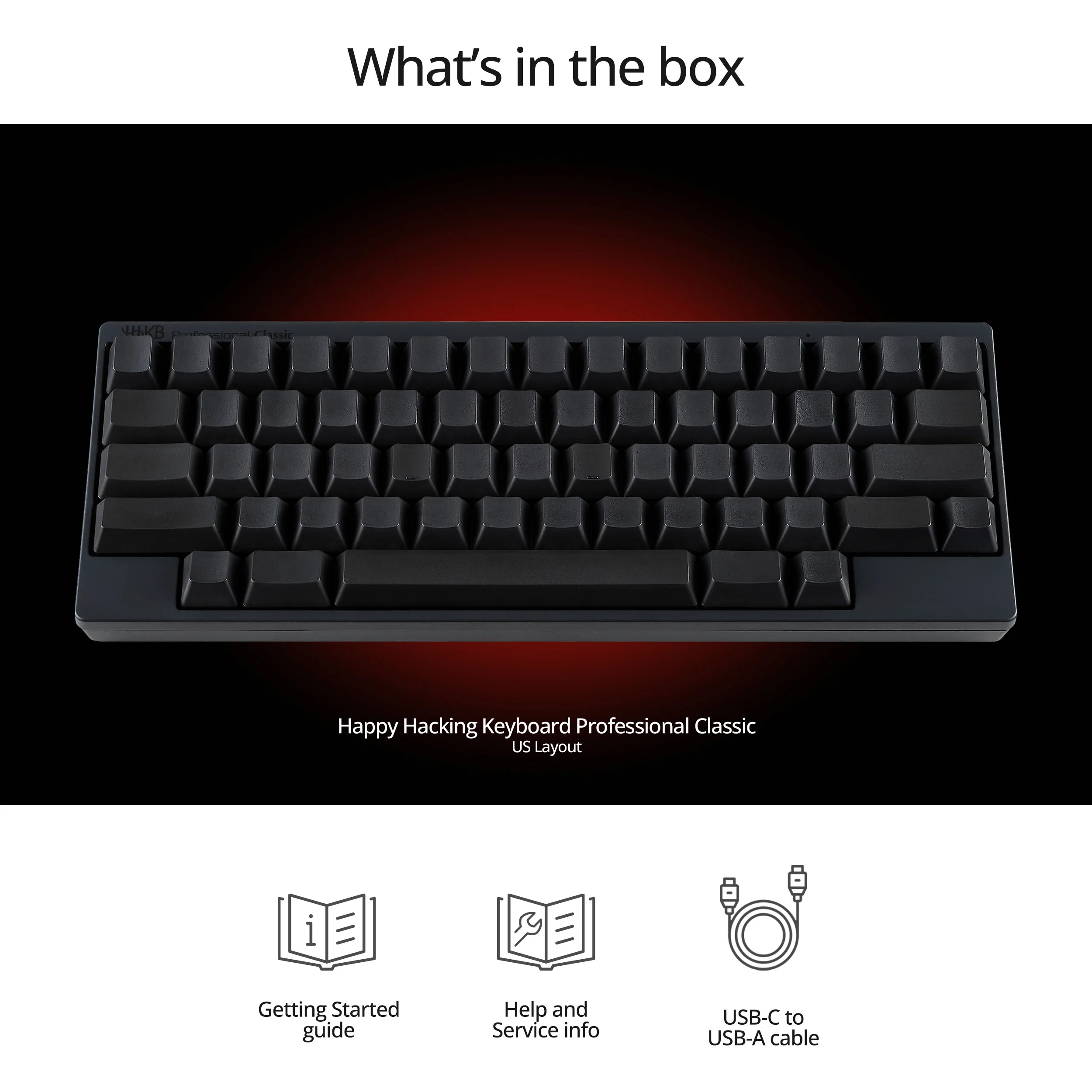 HHKB Classic Topre 45g 60% PBT Mechanical Keyboard - Image 8
