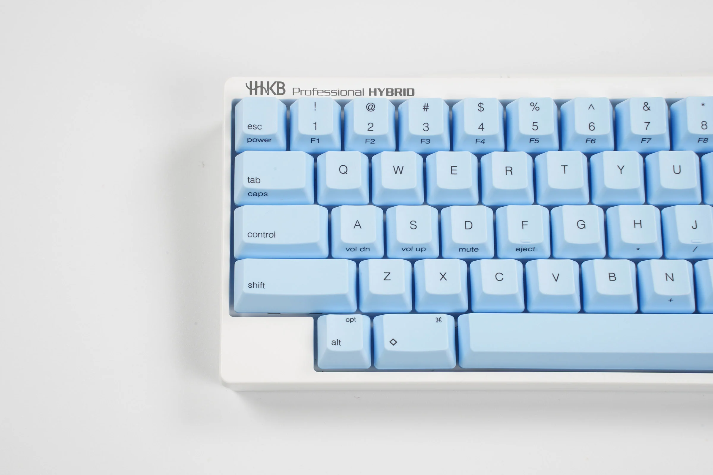HHKB Sky Blue 60 Key PBT Topre Keycap Set - Image 6