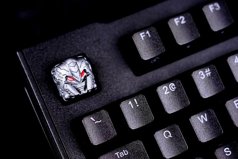 Hot Keys Project HKP Berserker Silver Stone Artisan Keycap - Image 3