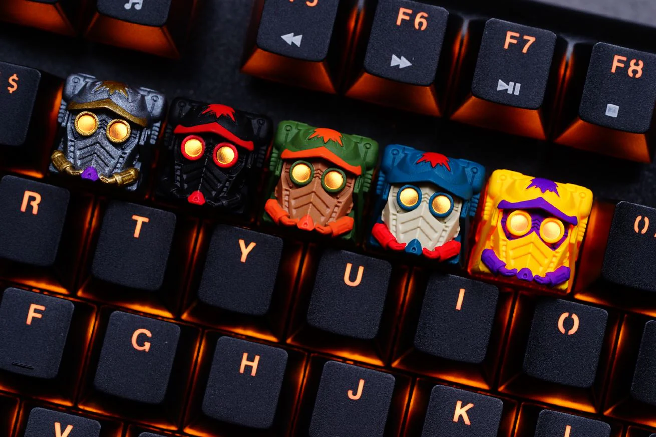Hot Keys Project HKP Bounty Hunter Obsidian Artisan Keycap - Image 2