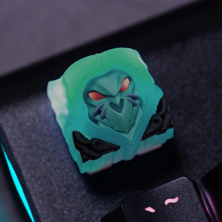 Hot Keys Project HKP Dead Man Ocean Blue Artisan Keycap