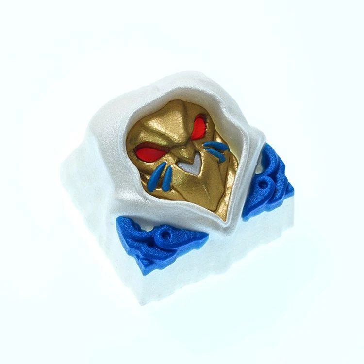 Hot Keys Project HKP Dead Man Pearl White Artisan Keycap