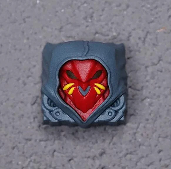 Hot Keys Project HKP Dead Man Red Face Artisan Keycap