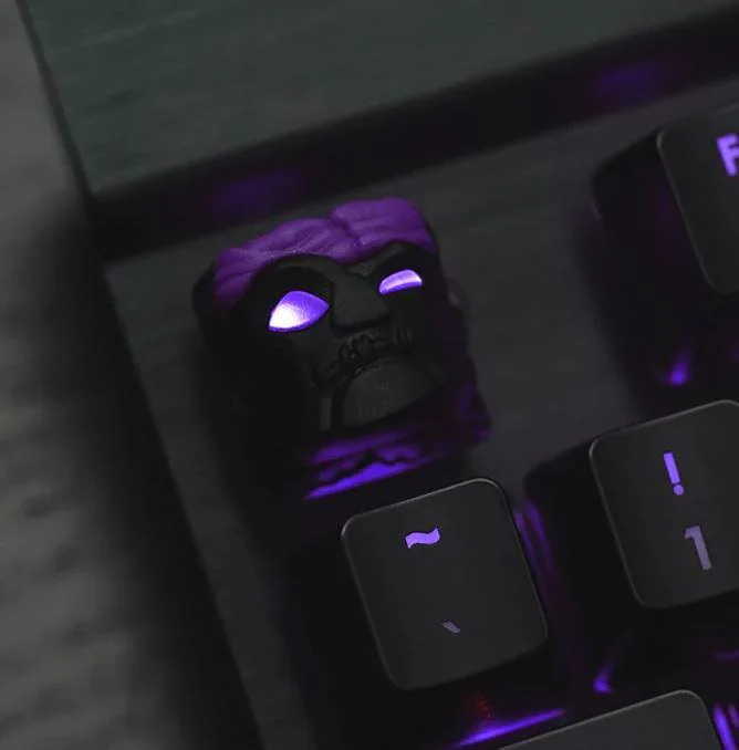 Hot Keys Project HKP Deadhead Black Night Artisan Keycap