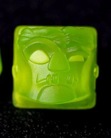 Hot Keys Project HKP Deadhead Monster Green Artisan Keycap