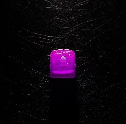 Hot Keys Project HKP Deadhead Purple Glitter Artisan Keycap - Image 3