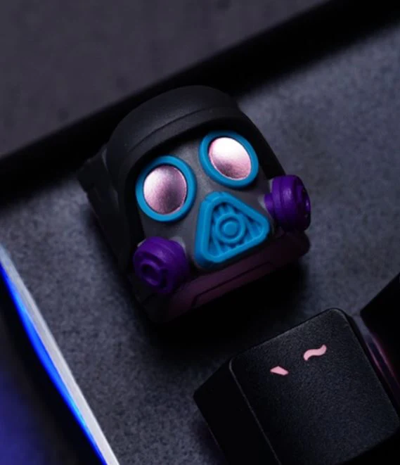Hot Keys Project HKP Executioner Blue Purple Artisan Keycap - Image 2