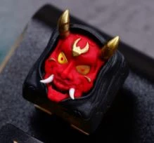 Hot Keys Project HKP Hannya Demon Dark Shadow Artisan Keycap - Image 2