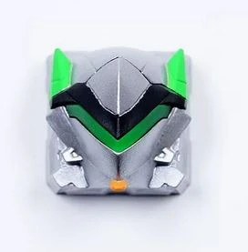 Hot Keys Project HKP Raiden Silver Artisan Keycap