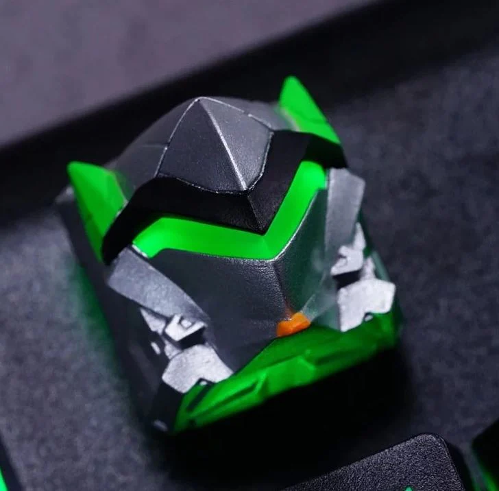 Hot Keys Project HKP Raiden Silver Artisan Keycap - Image 3