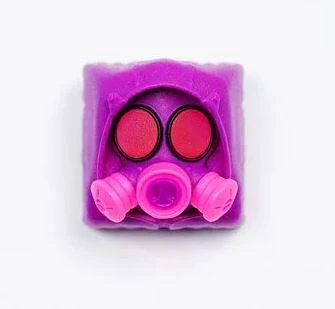 Hot Keys Project HKP Specter Laser Pink Artisan Keycap - Image 2