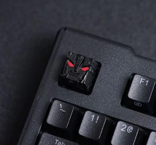 Hot Keys Project HKP Tank Black Red Eyes Artisan Keycap - Image 3