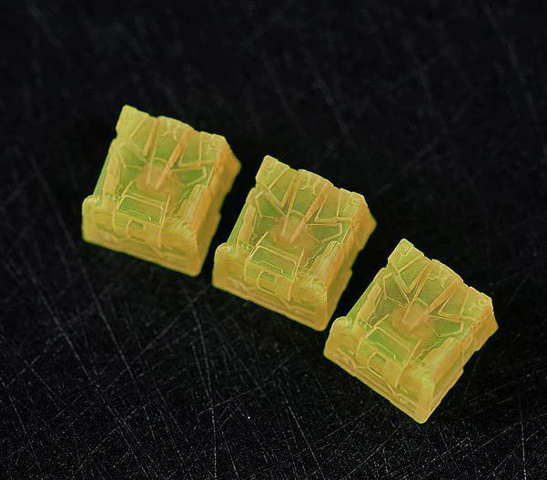 Hot Keys Project HKP Tank Neon Yellow Artisan Keycap