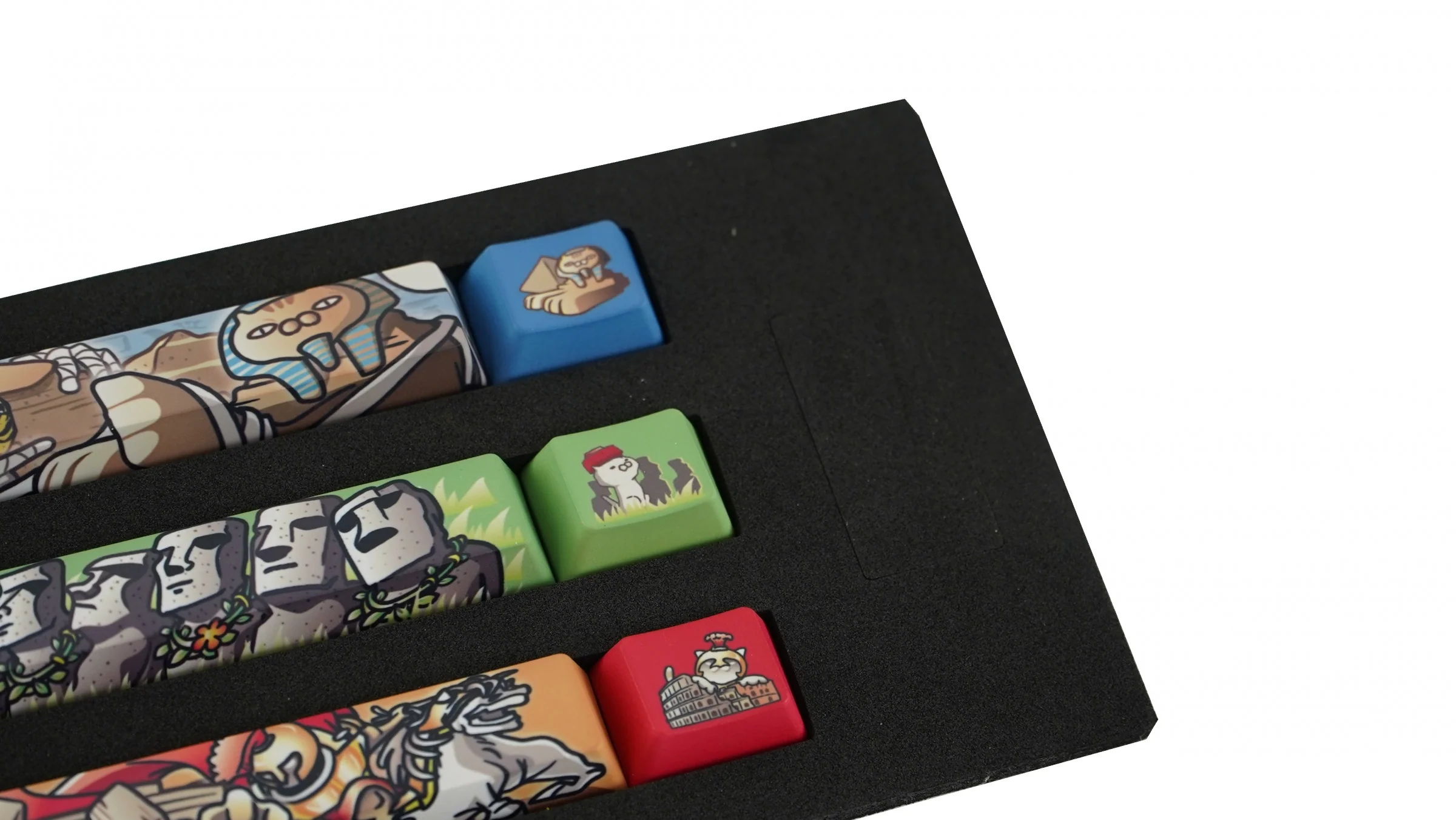 Ji Zun Around The World 6 Key OEM Profile Dye Sub PBT Spacebar Set - Image 3