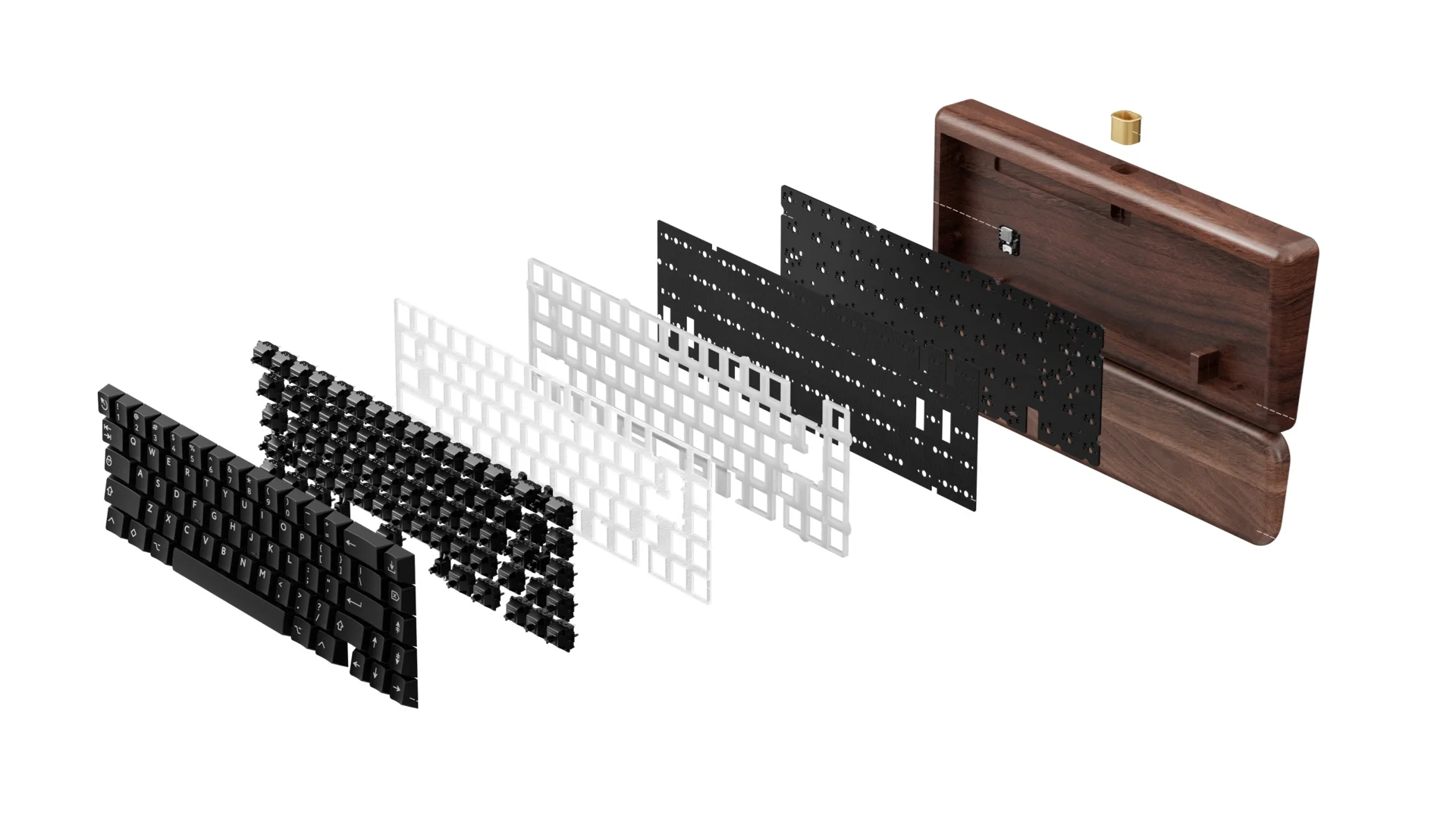 KBDFans Dusk 67 Wood Barebones Keyboard DIY Kit - Image 13