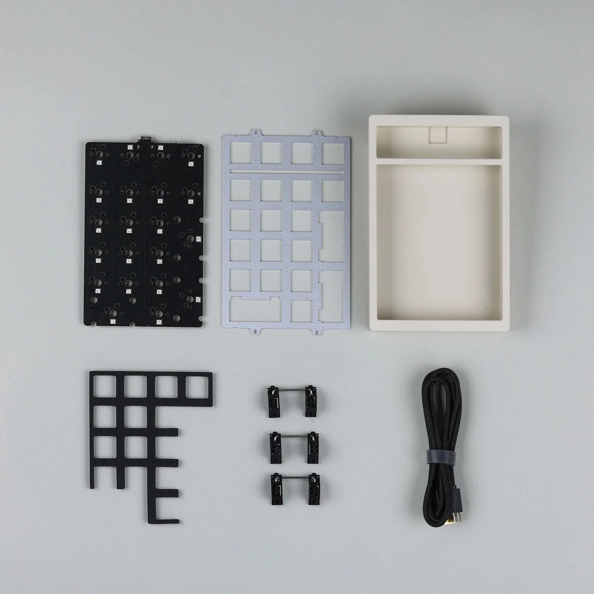 KBDFans KBDPad Mark 2 E-White Barebones Numpad RGB DIY Keyboard Kit - Image 2