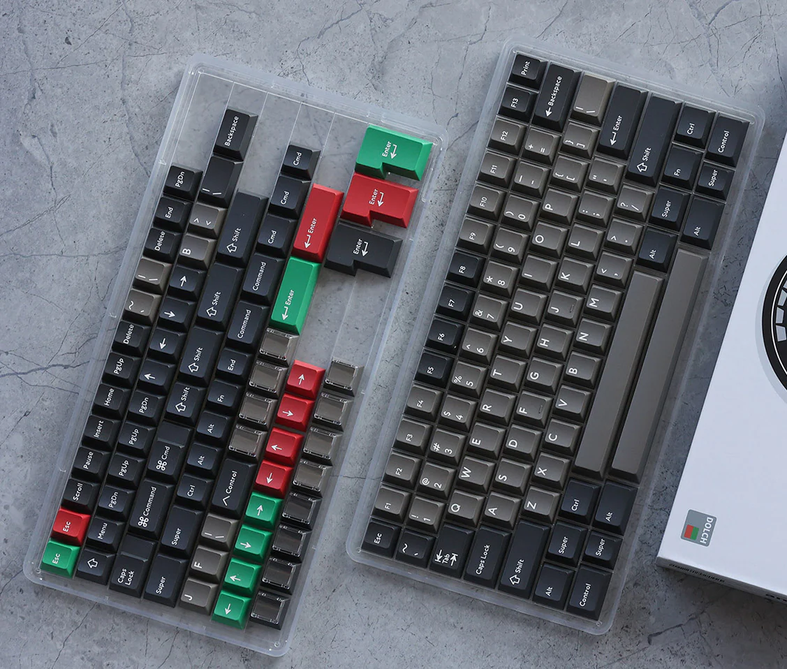 KBDFans PBTfans Dolch Base Kit 158 Key Cherry Profile Double Shot PBT Keycap Set - Image 5