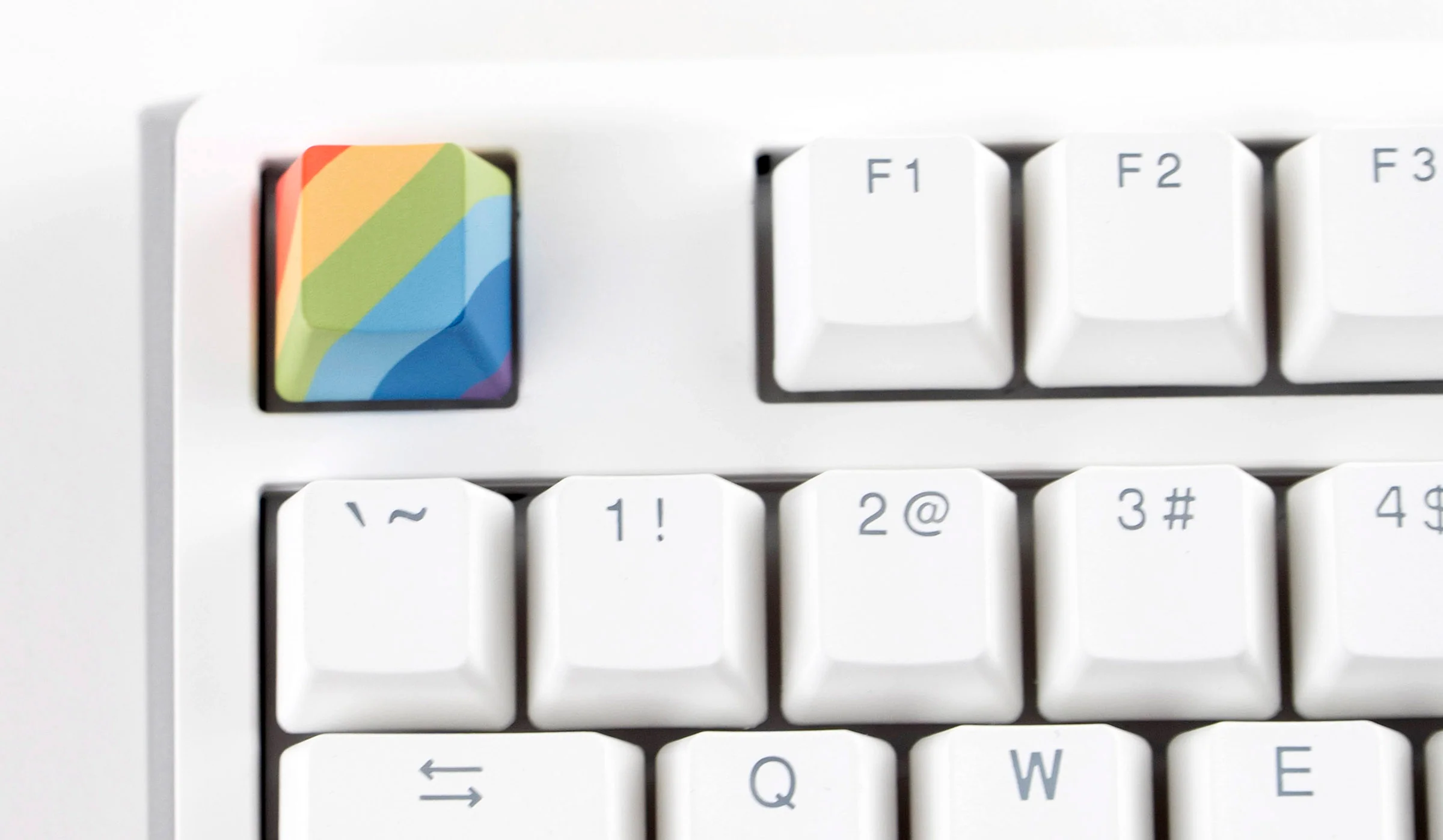 KBParadise Rainbow 3 Key OEM Profile Double Shot PBT Keycap Set - Image 8