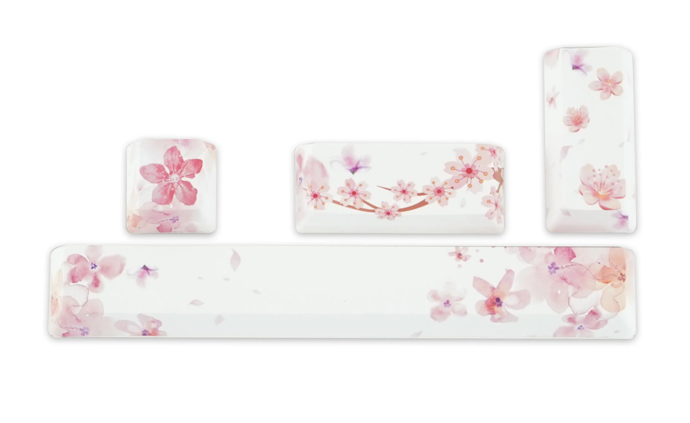 KBParadise Sakura 4 Key OEM Profile Double Shot PBT Keycap Set