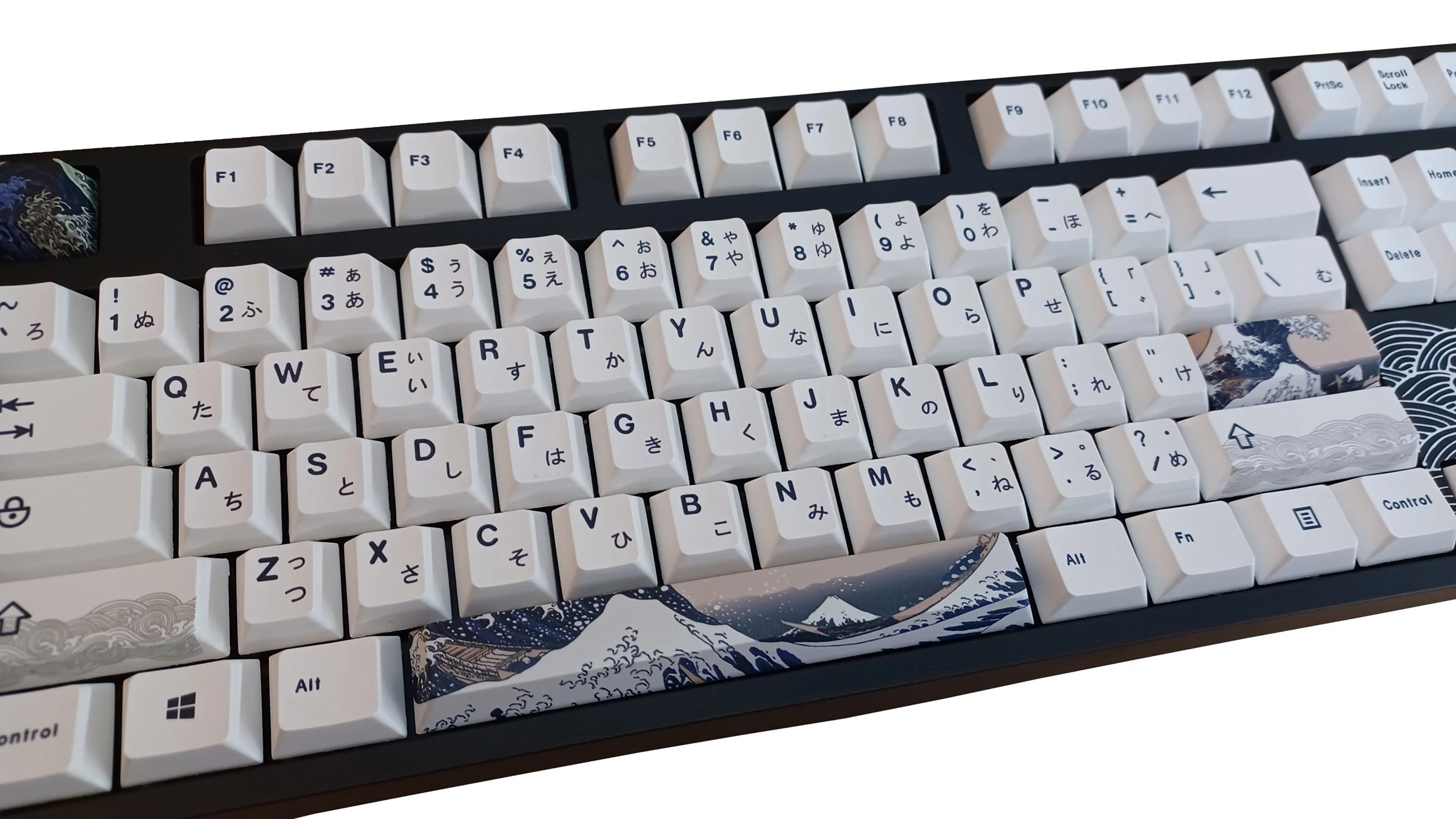 KBParadise Great Wave Japan 126 Key Cherry Profile Dye Sub PBT Keycap Set - Image 3